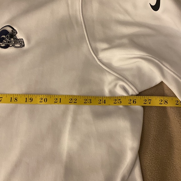 🏈LOS ANGELES RAMS Fabulous NIKE DRI-FIT GOLF L/S 3/4 Zip - NFL - XXL🏈 GO RAMS! - Picture 9 of 10